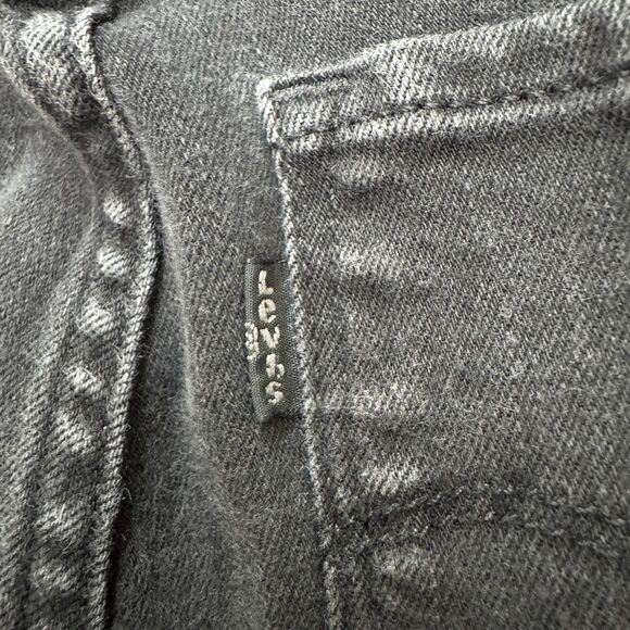 Levi's 315 Shaping Bootcut Denim Jeans Women 28 Black Mid Rise Stretch 28x33 - Picture 5 of 16